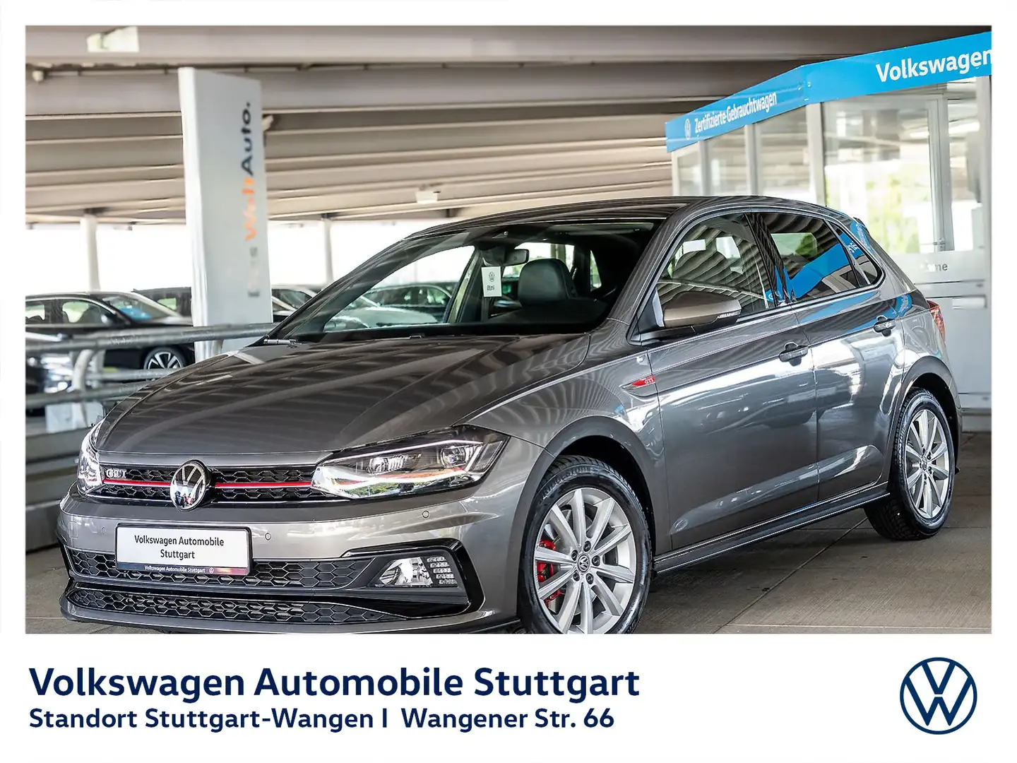 Volkswagen Polo GTI 2.0 TSI DSG Navi Kamera LED ACC SHZ Grijs - 1
