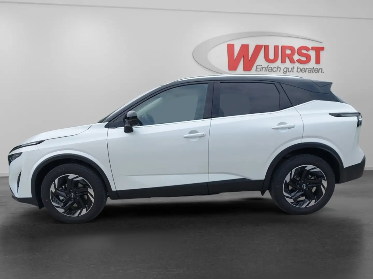 Nissan Qashqai 1.3 DIG-T N-Connecta Winter-Paket Komfort PGD Rund Weiß - 2