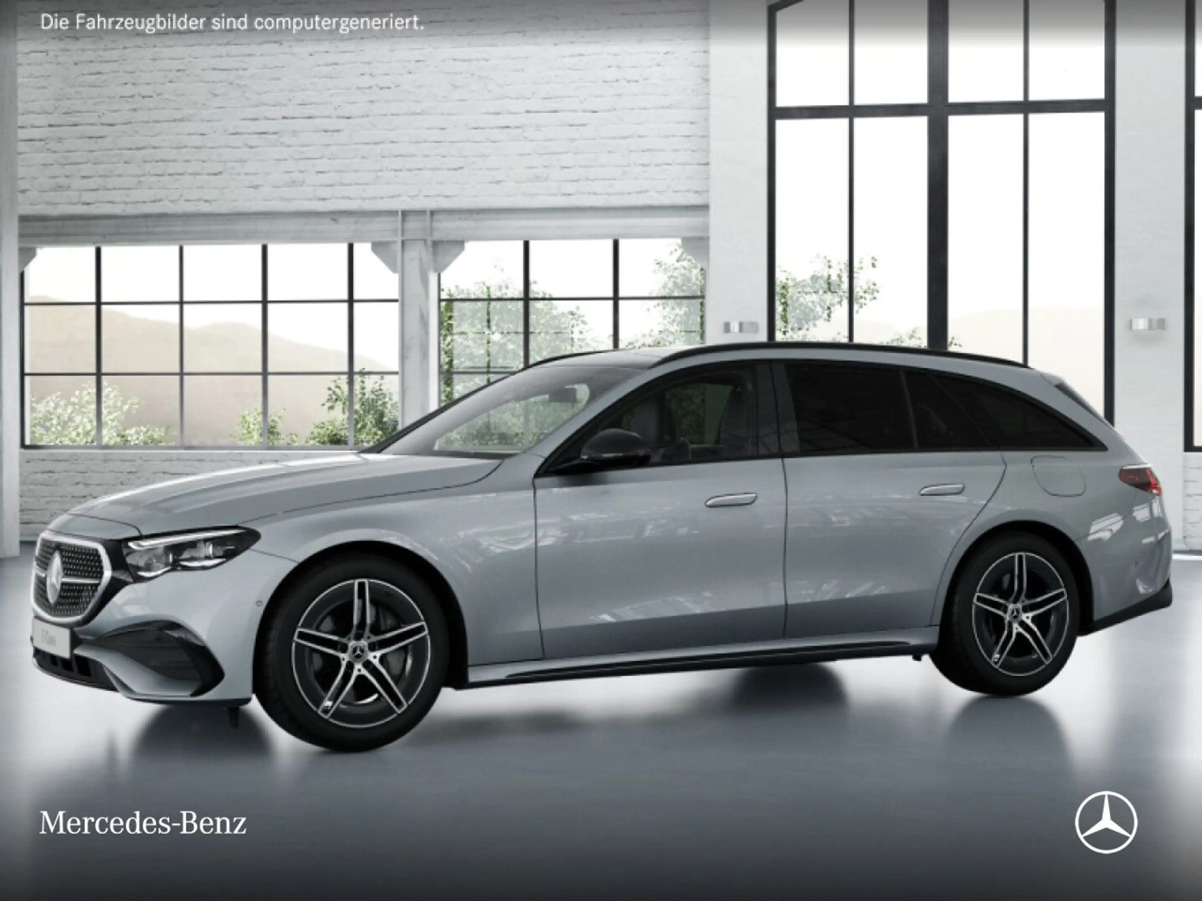 Mercedes-Benz E 300 de T 4M AMG Fahrass 360° Pano Distr. AHK PTS — photo 3
