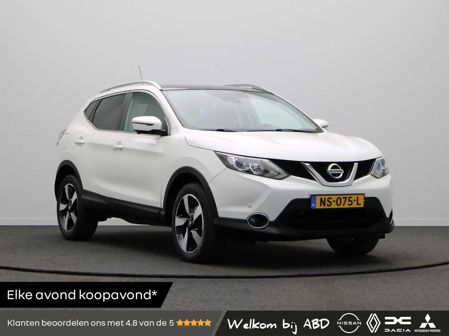 Nissan Qashqai 116pk N-Connecta | 360 graden camera | panorama da Wit - 1