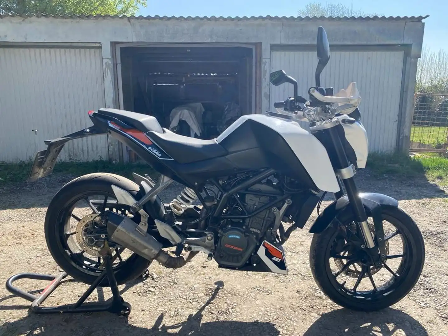 KTM 125 Duke 2016 ktm 125 duke white Alb - 2