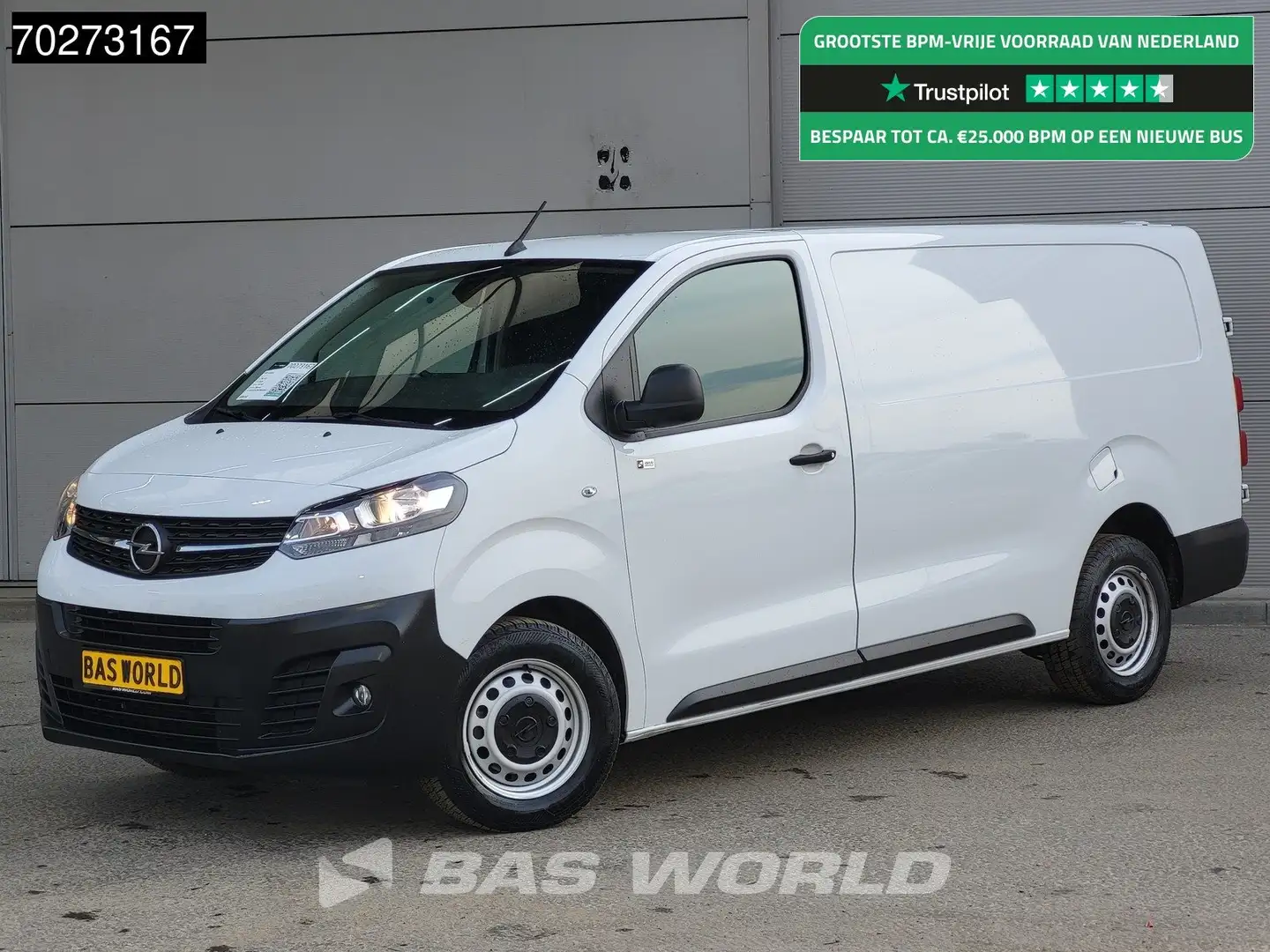 Opel Vivaro 145PK L3H1 Navi Airco Cruise Camera Parkeersensore Wit - 1