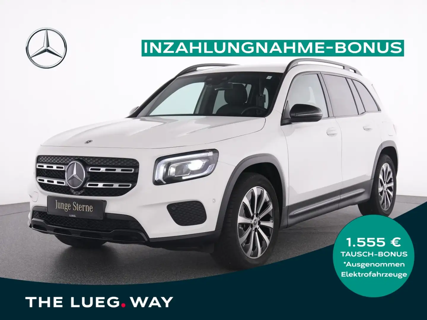 Mercedes-Benz GLB 180 d Progressive+MBUXHighEnd+LED+19+AHK+RFK Weiß - 1
