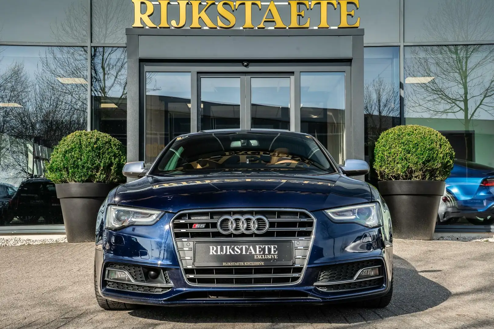 Audi S5 3.0 TFSI Quattro|PANO|333 PK|CAMERA|MEMORY|20''|AC Modrá - 2