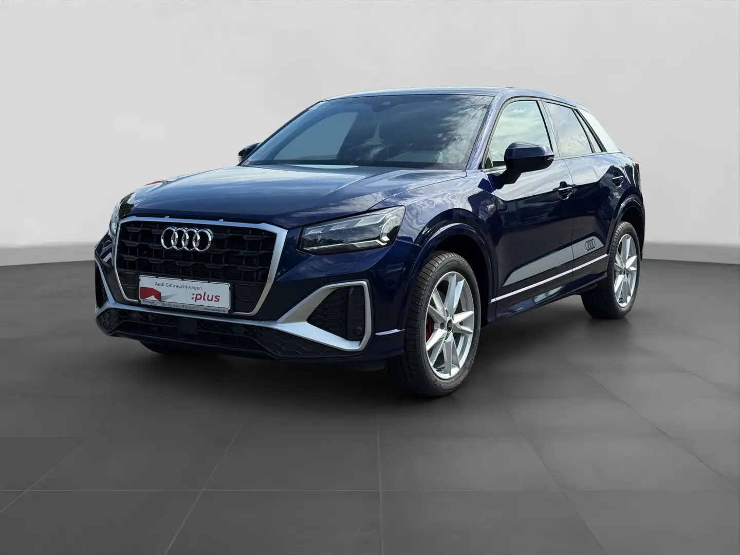 Audi Q2 35 TFSI 2x S LINE LM18 FEINNAPPA AHK MATRIX N Blau - 2