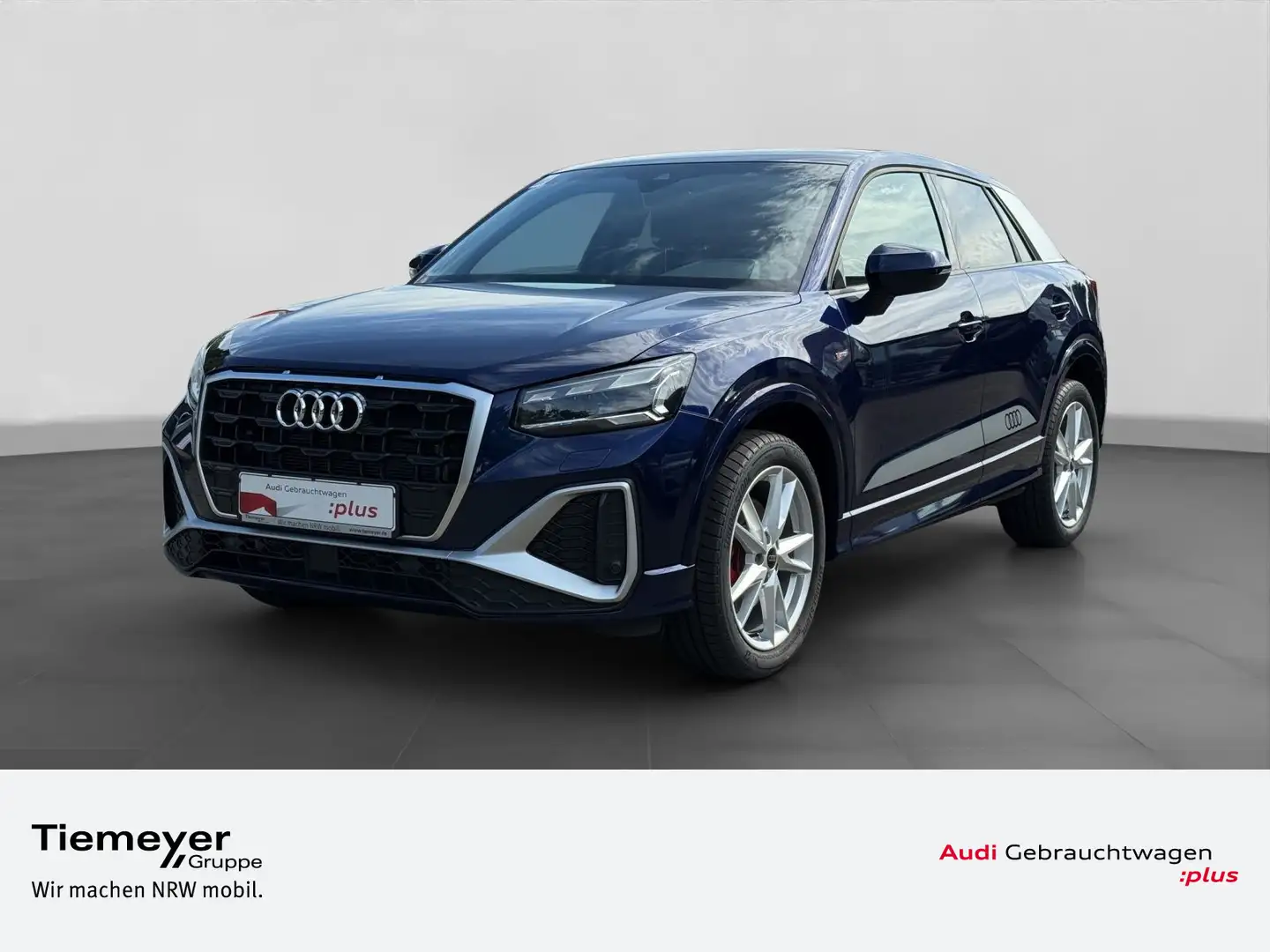 Audi Q2 35 TFSI 2x S LINE LM18 FEINNAPPA AHK MATRIX N Blau - 1