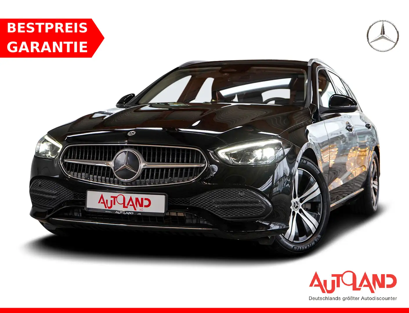 Mercedes-Benz C 200 C200 T Avantgarde 9G-Tronic LED Navi Panorama Negro - 1