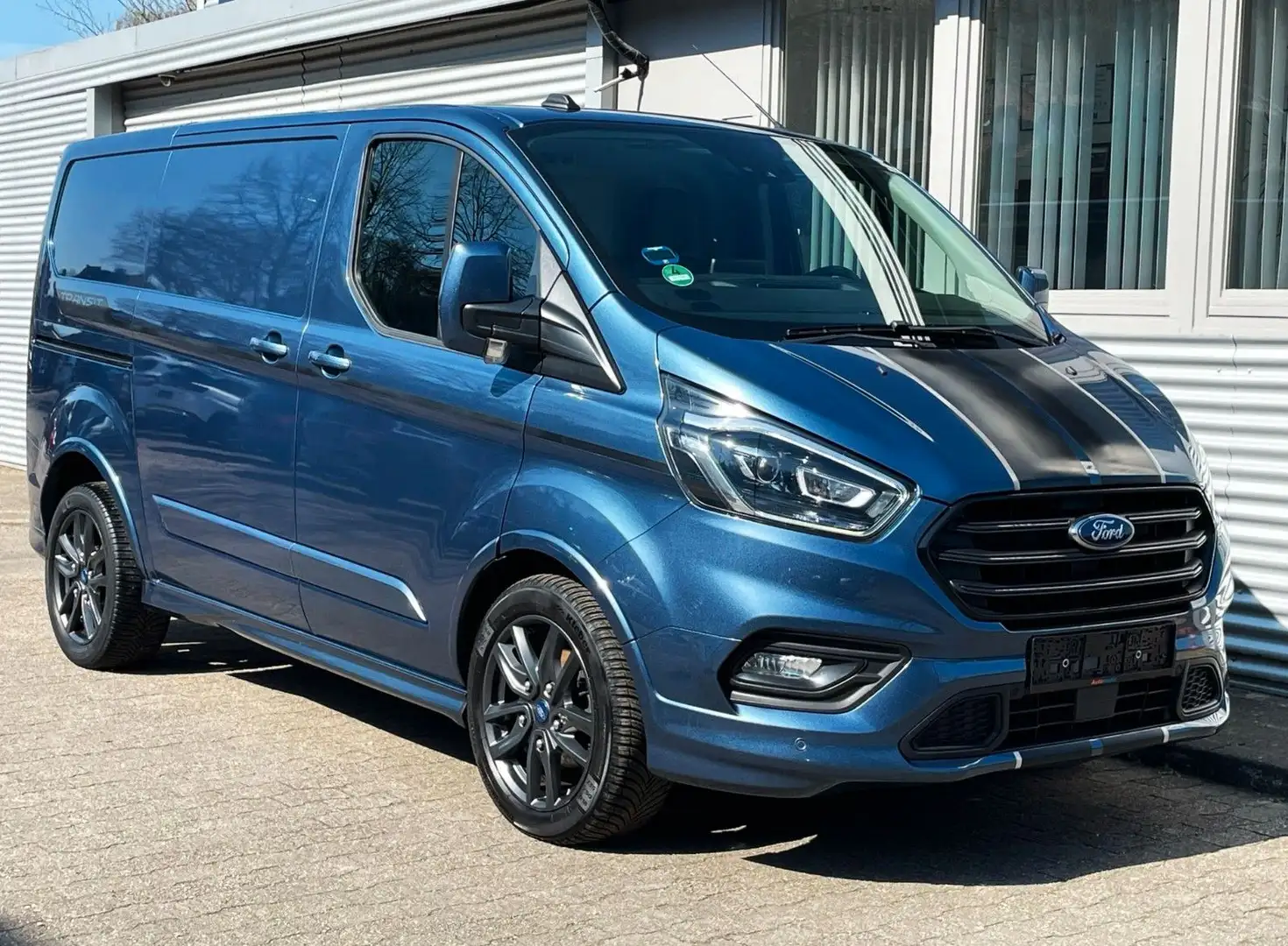 Ford Transit Custom 290 SPORT NAVI SITZH AHK tLEDER Blau - 1