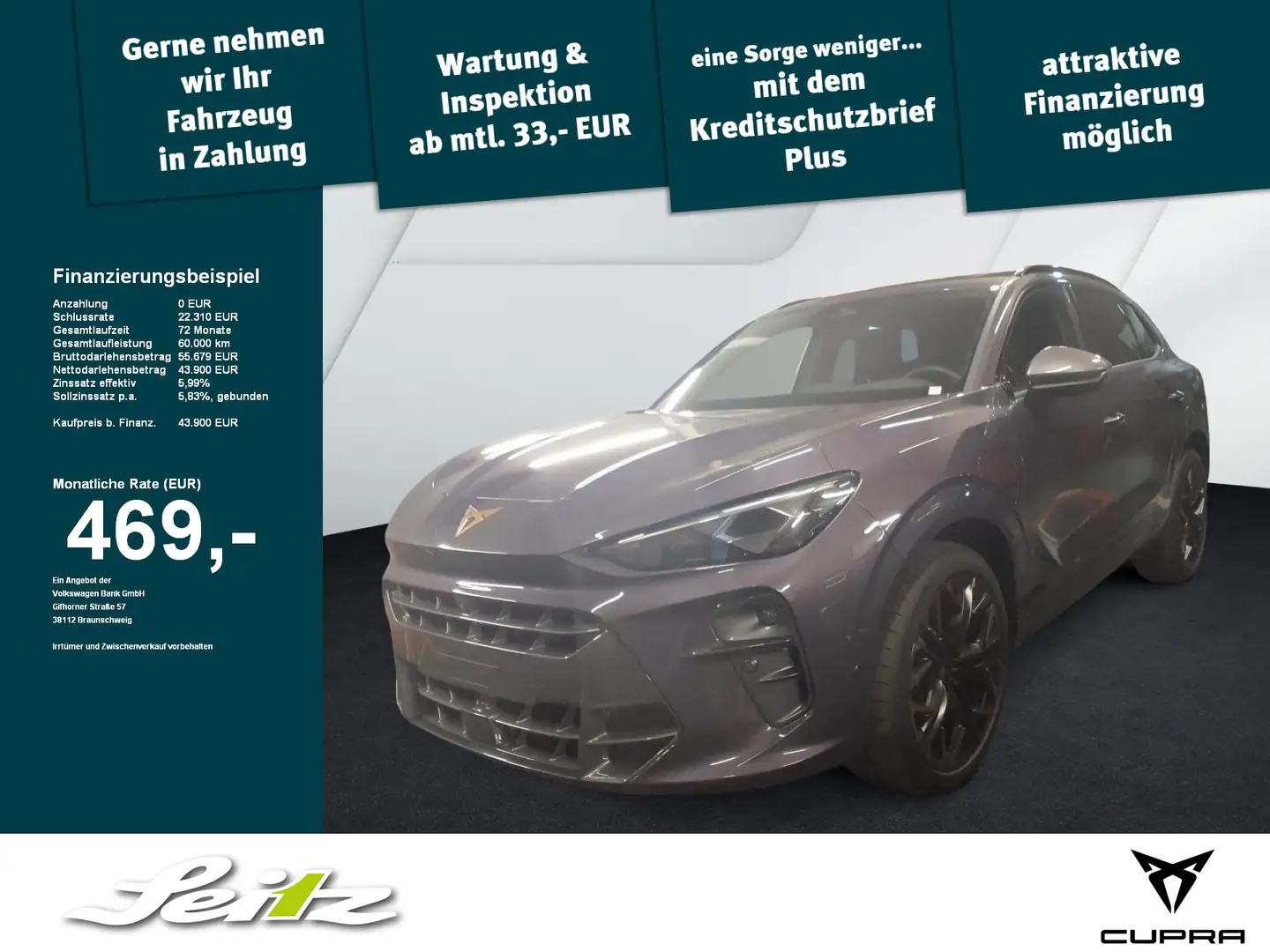 CUPRA Terramar 1.5 e-Hybrid VZ *HEAD-UP*MATRIX*KAMERA*NAVI* Paars - 1
