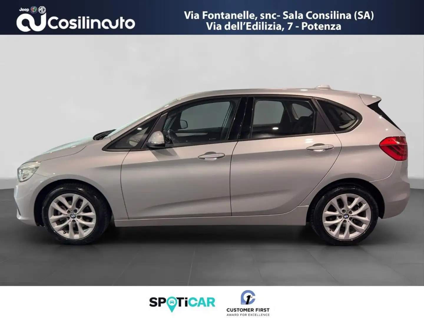 BMW 216 d Active Tourer Advantage 116 CV Argento - 2