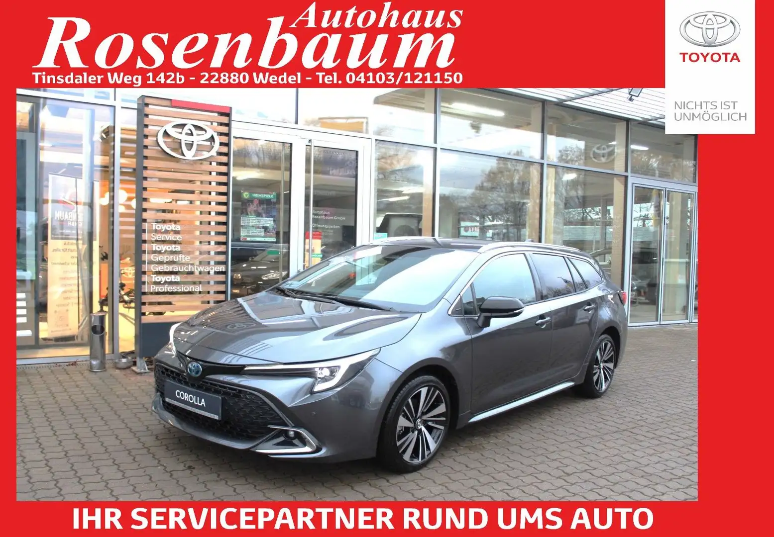 Toyota Corolla Touring Sports Hybrid Teamplayer*LED*PDC Gris - 1