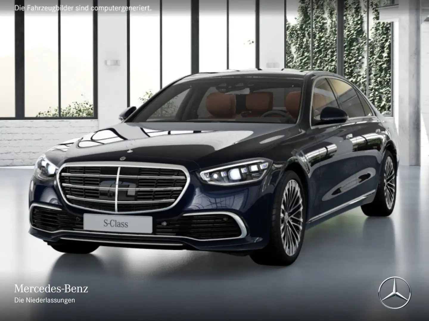 Mercedes-Benz S 600 S 580 L 4M PANO+360+DIGITAL-L+BURMESTER3D+STHZG Blau - 2