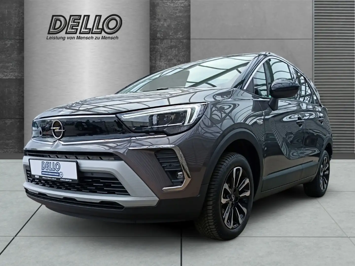 Opel Crossland Elegance 1.2 Turbo AHK-abnehmbar LED Apple CarPlay Grau - 1