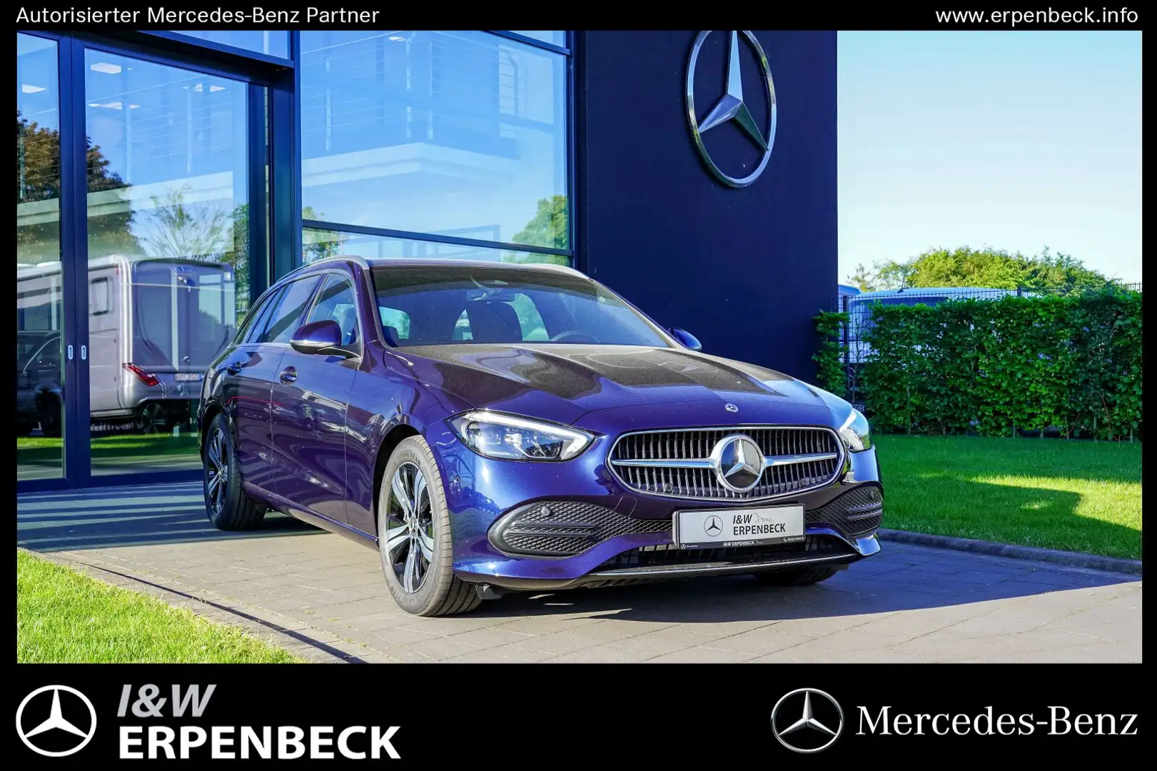 Mercedes-Benz C 220 C 220 d T Avantgarde AHK Totwinkel MBUX Kamera Blau - 1