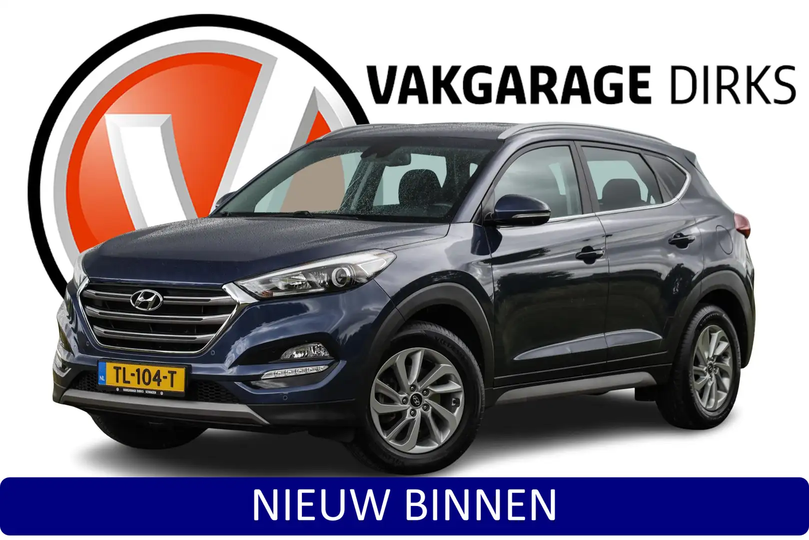 Hyundai TUCSON 1.6 GDi Comfort ✅ Carplay ✅ Trekhaak ✅ Camera Blauw - 1