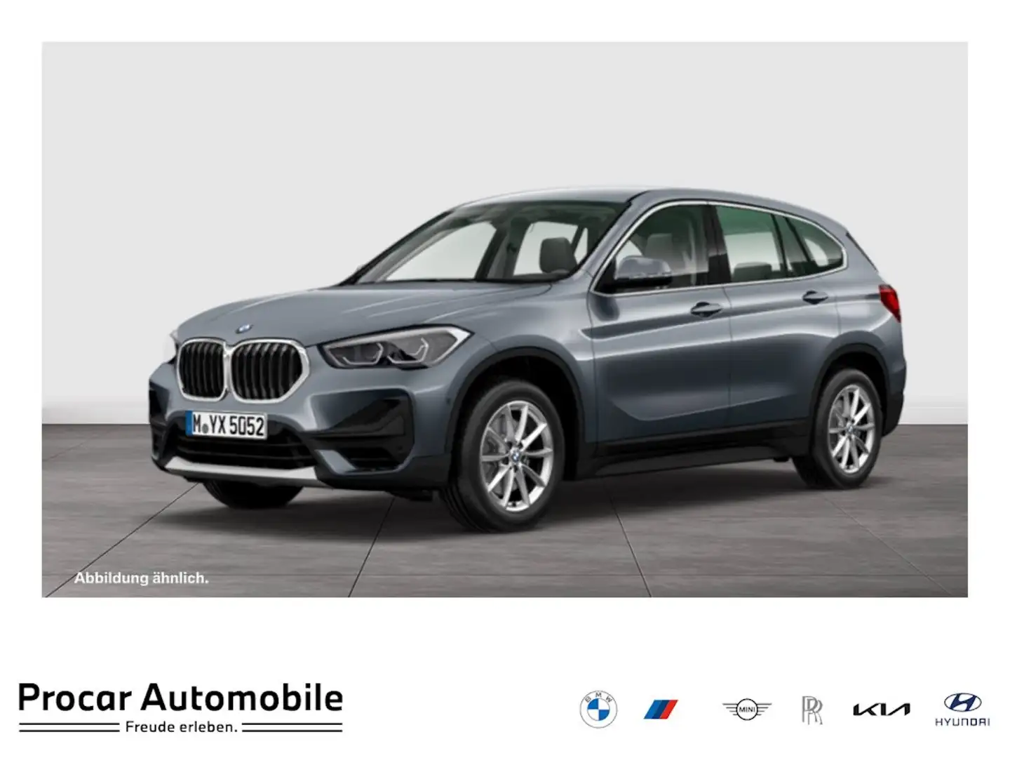 BMW X1 sDrive18i Advantage Aut Nav LED Shz PDCv+h Grau - 1