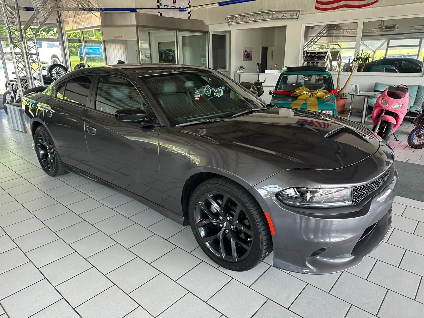 Dodge Charger 3,6 GT V6 8 Gang SRT Kamera Navi Leder Zwart - 2