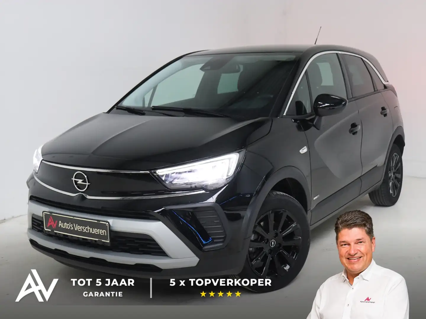 Opel Crossland 1.2 Turbo 130 AT6 Elegance ** Carplay/Android |... Zwart - 1