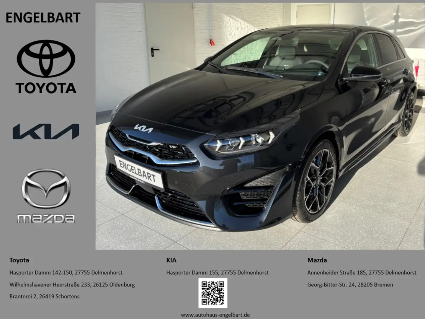Kia Ceed / cee'd GT-Line 1.5T Technologie-Paket Leder-Paket Negro - 1