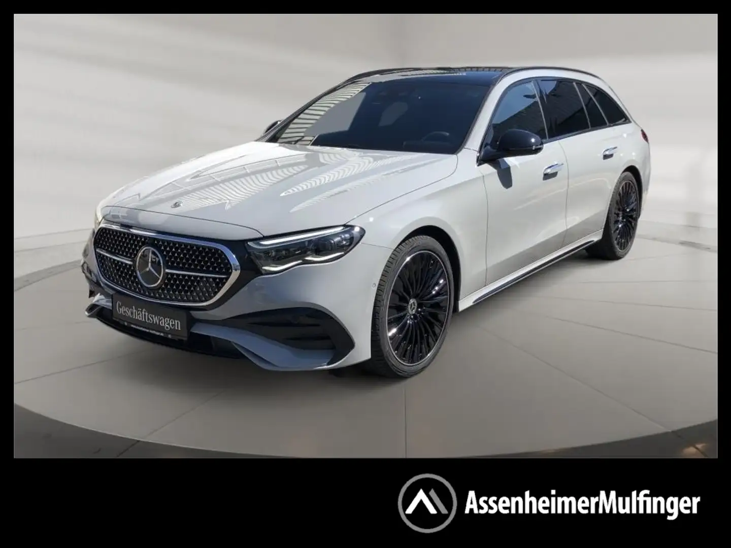 Mercedes-Benz E 450 d 4MATIC T-Modell AMG+MBUX+Burm+Night+AHK Grau - 1