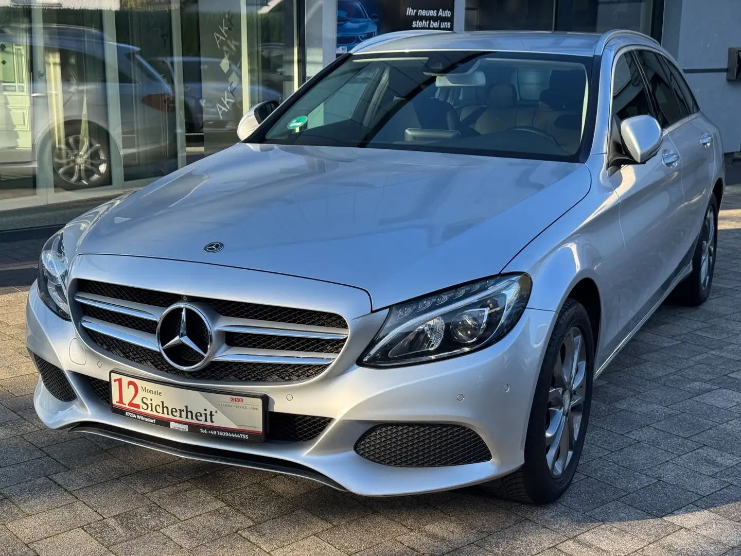 Mercedes-Benz C 250 d T BlueTec*Standheizung*360Kamera*AHK Silber - 1