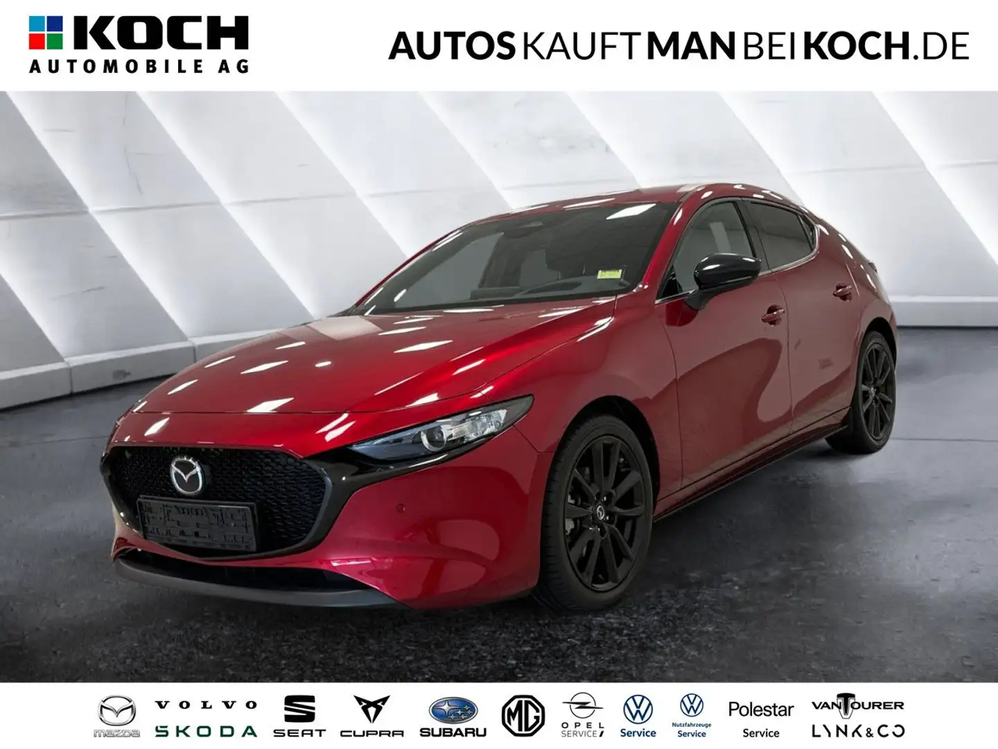 Mazda 3 5HB 2.5L 140ps 6AT FWD Homura HUD ACC Bluetooth Rot - 1