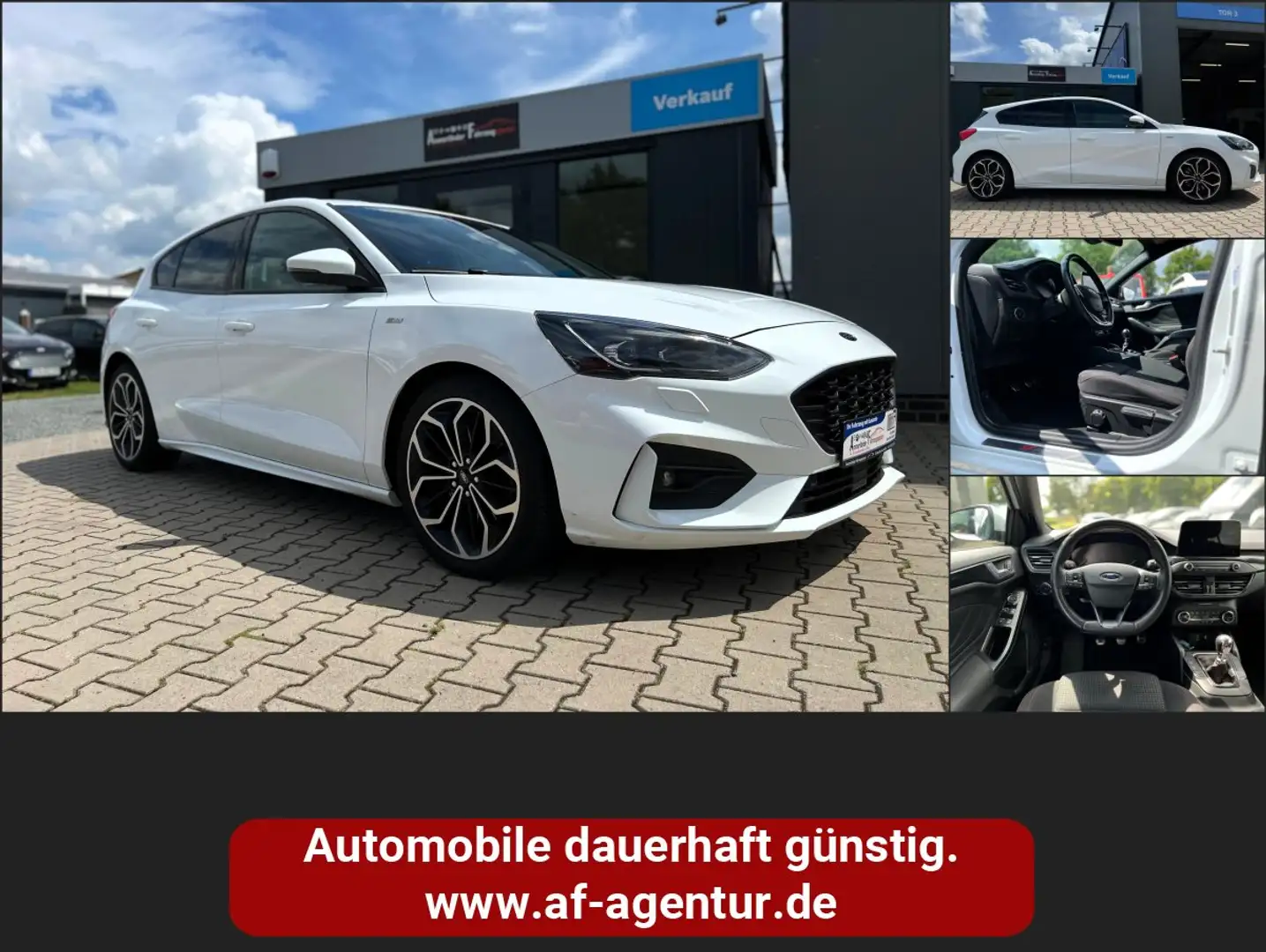 Ford Focus 2.0 EcoBlue Limo ST-Line *AHK-NAVI-SHZ-LED-APP CON Bianco - 1