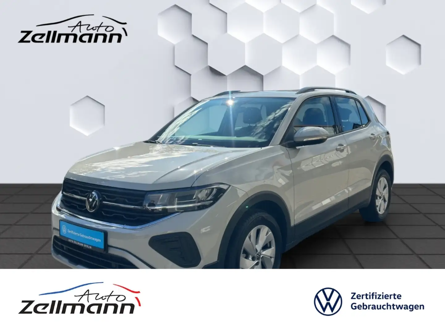 Volkswagen T-Cross 1.0 TSI Life DSG 85kW LED AHZV App-Connect Grijs - 1
