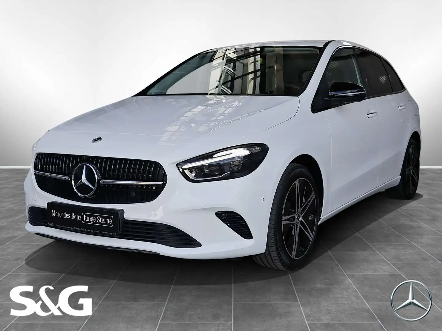 Mercedes-Benz B 250 e TOTWINKEL+360°+CARPLAY+KEYLESS+NIGHT+18" Weiß - 1
