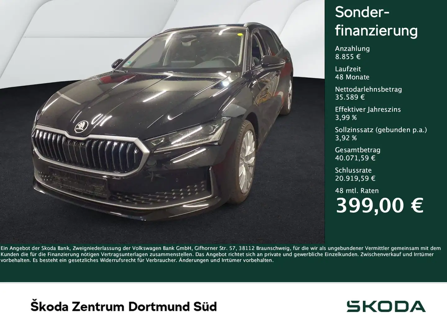 Skoda Superb Combi 1.5 iV L&K AHK CAM ACC LM18 EKLAPPE Schwarz - 1