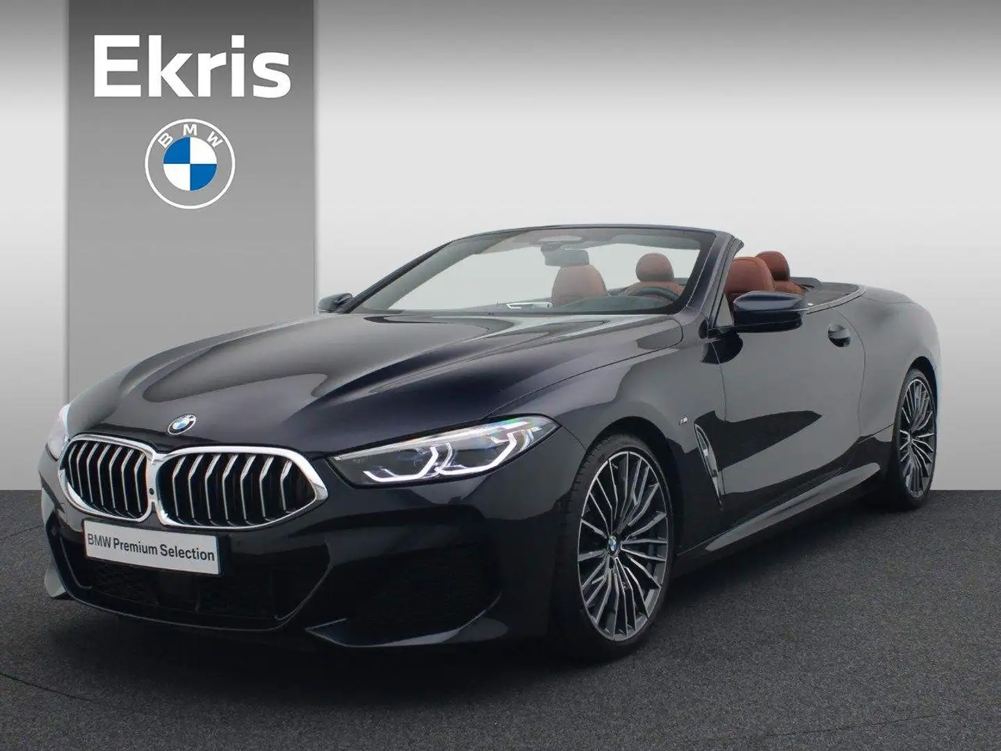 BMW 840 8 Serie Cabrio 840i High Executive M Sportpakket 2 Zwart - 1