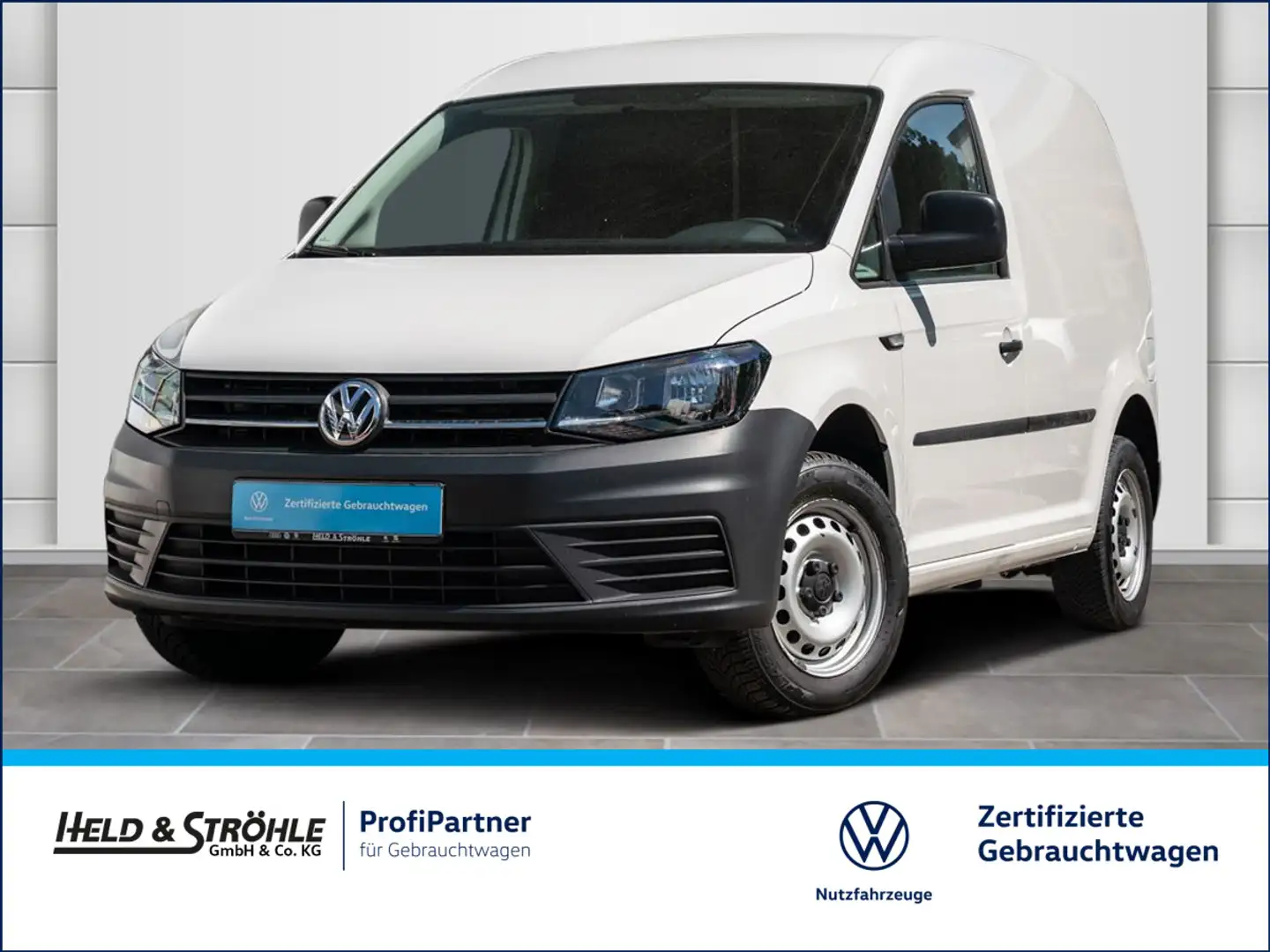 Volkswagen Caddy Kasten 2.0 TDI TRENNWAND PDC+KAM Blanc - 1