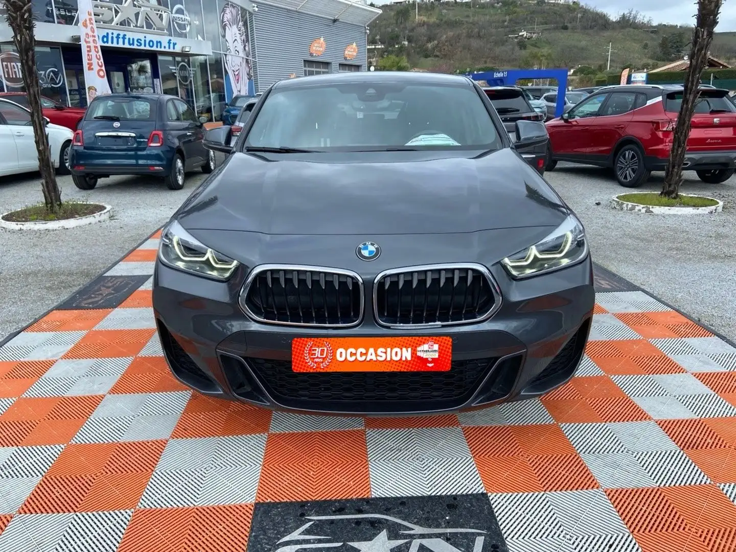 BMW X2 (F48) XDRIVE 25E HYBRID 220 BVA M SPORT GPS Caméra Šedá - 1