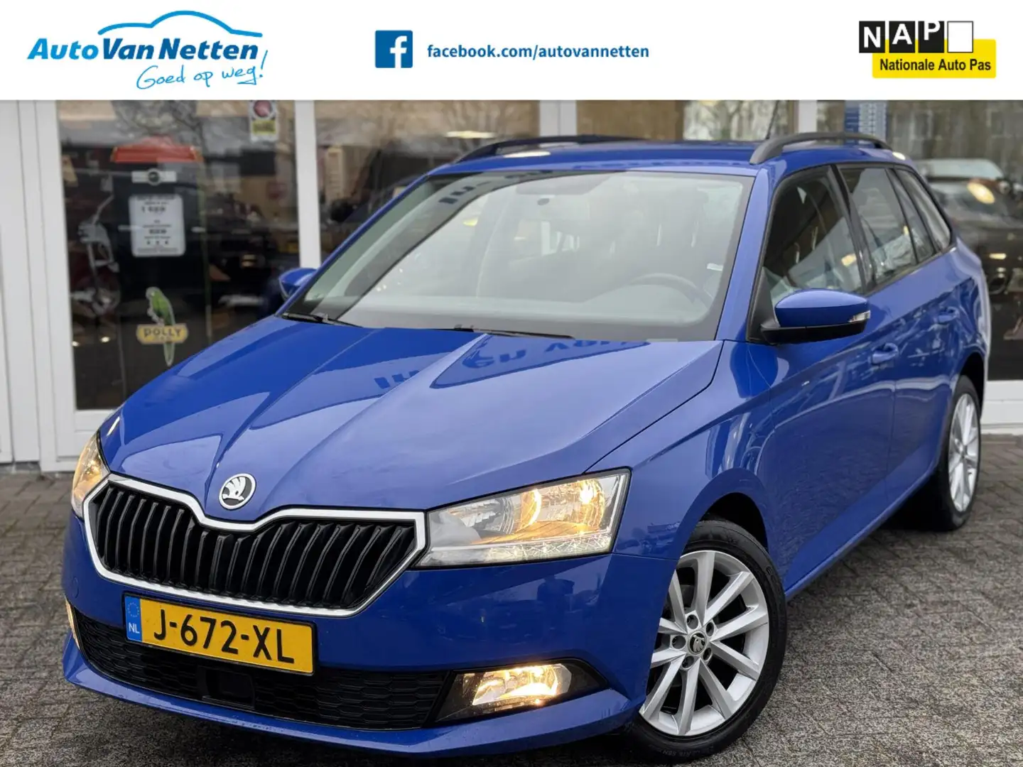 Skoda Fabia Combi 1.0 TSI Sport Business,Gr.Navi,Airco,Lmv,Ele Blauw - 1
