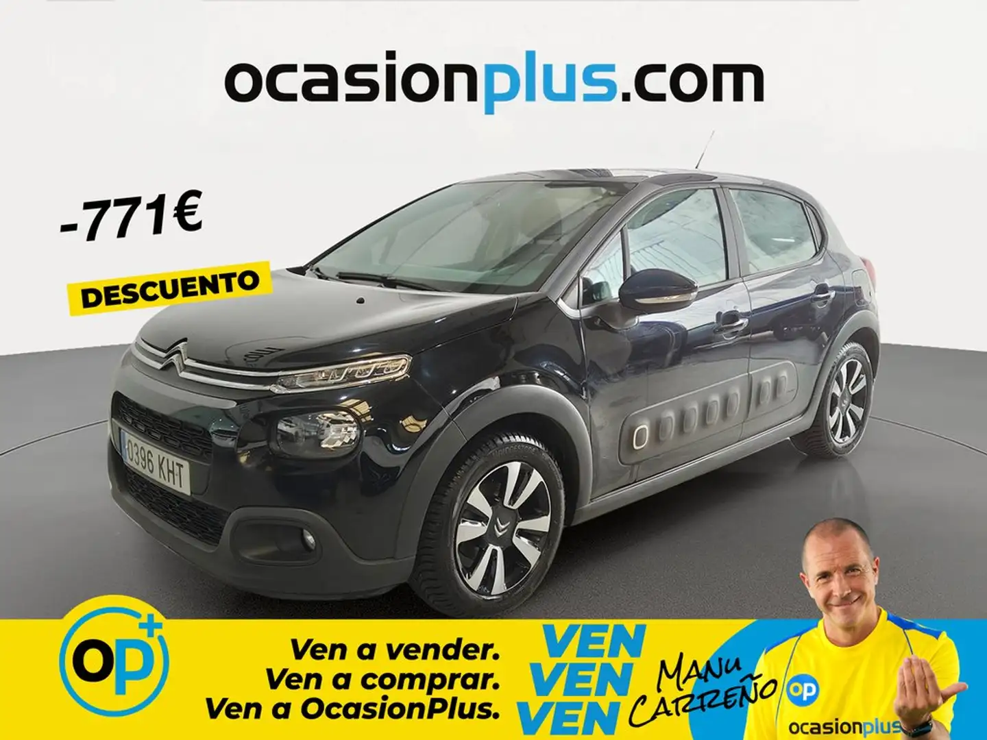 Citroen C3 1.2 PureTech S&S Feel 83 Negro - 1