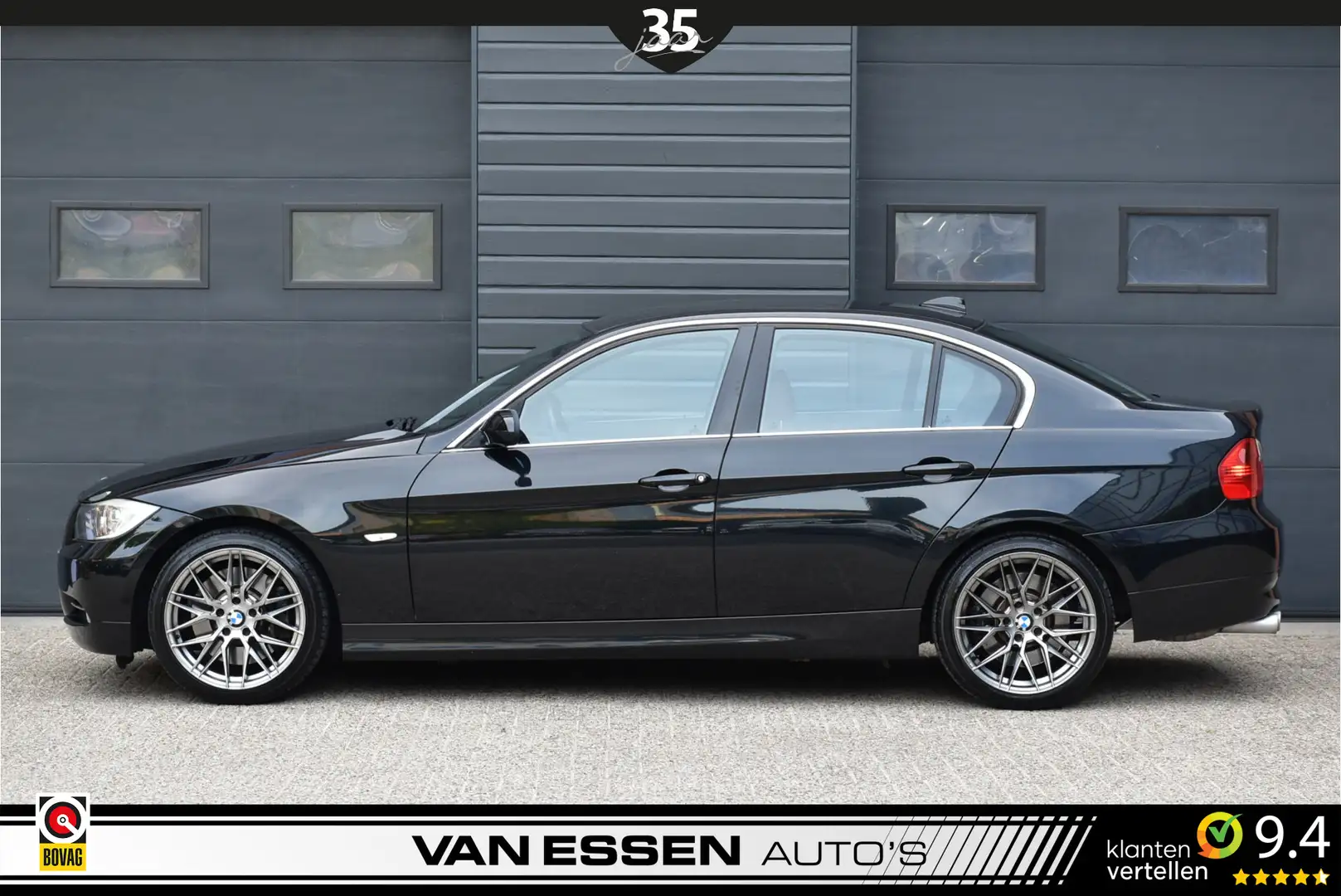 BMW 330 3-serie 330i High Executive Handbak! Navi Leder St Zwart - 2