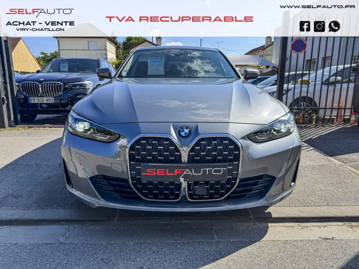 BMW 420 (G26) 420DA  190CH M SPORT Gris - 2