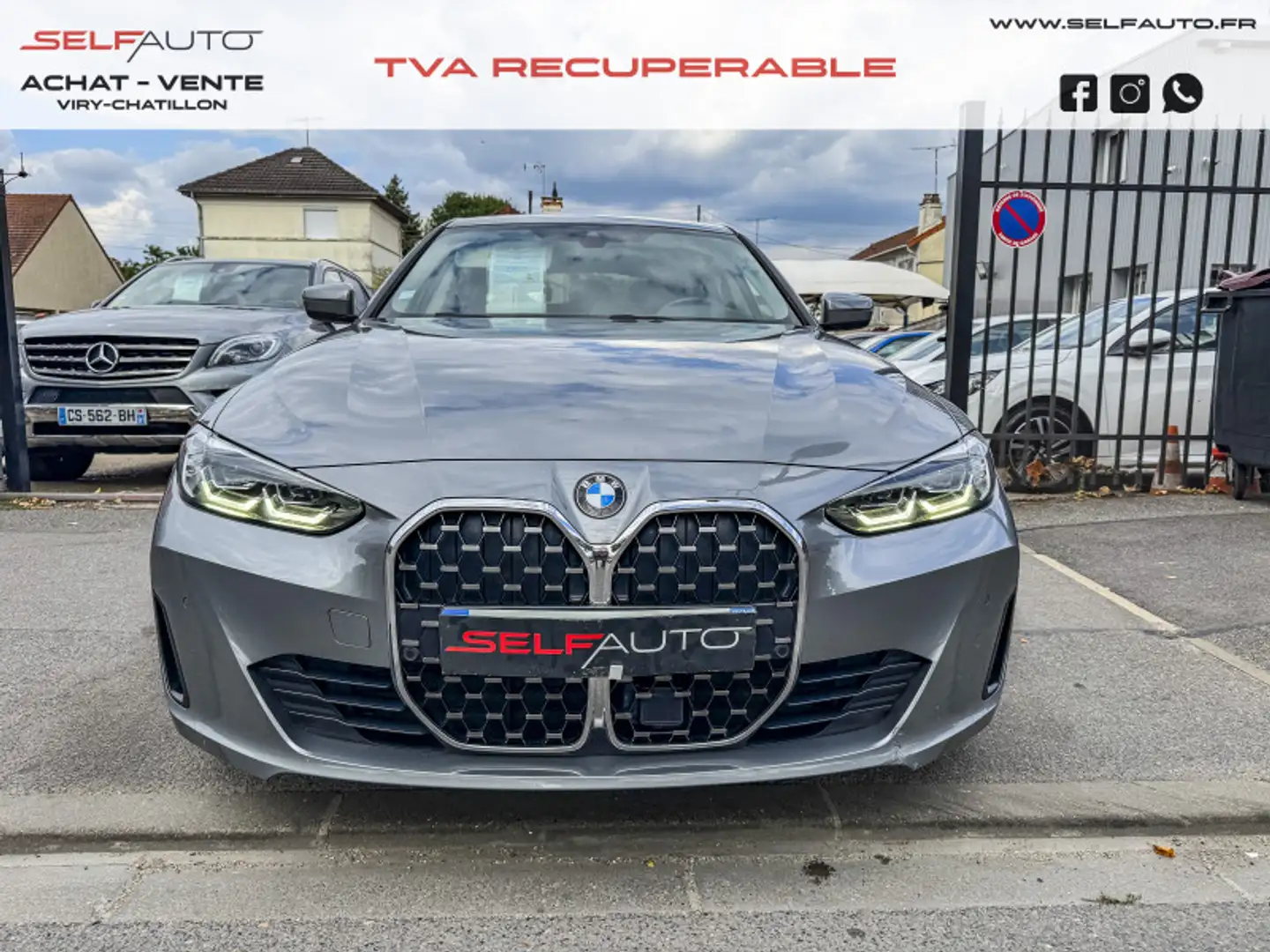 BMW 420 (G26) 420DA  190CH M SPORT Gris - 2