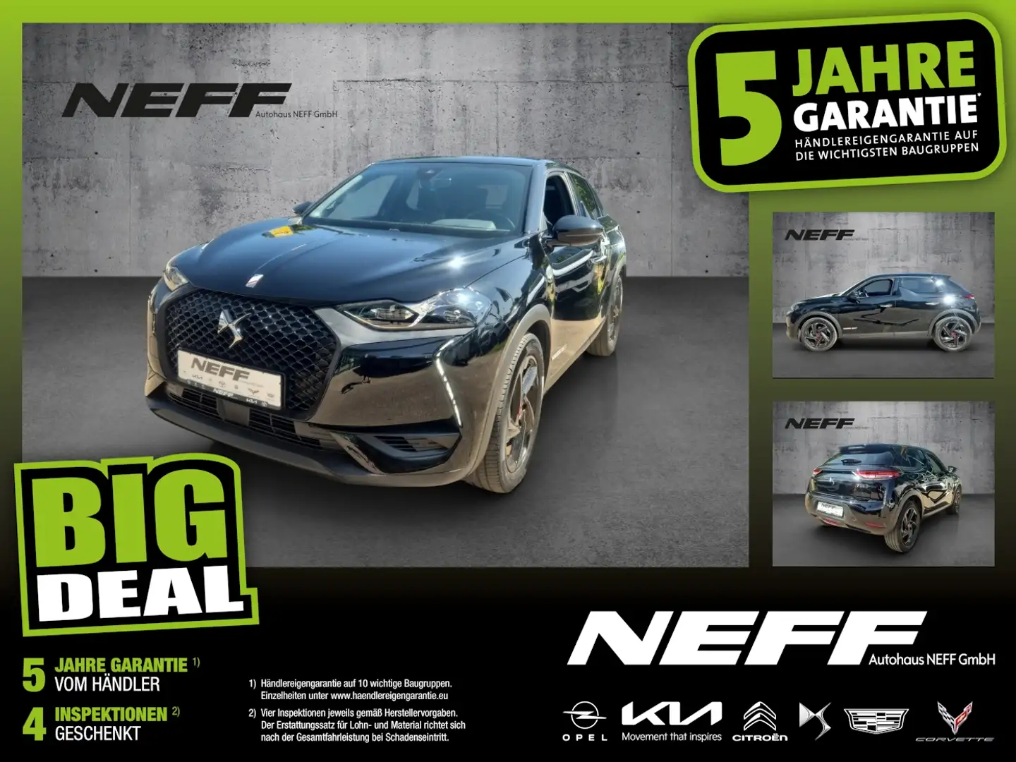 DS Automobiles DS 3 Crossback E-Tense Performance Line + Schwarz - 1