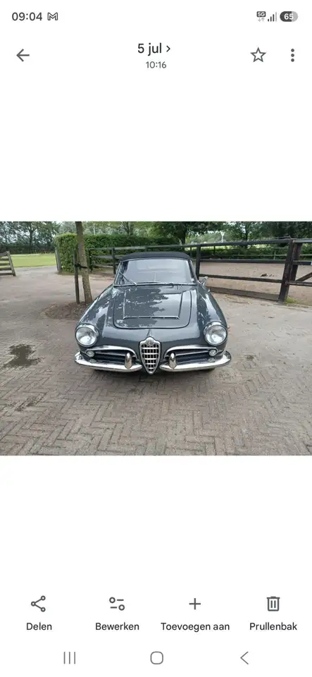 Alfa Romeo Spider 1600 giulia giulietta spider 101 Deutsch geliefert, foto 8