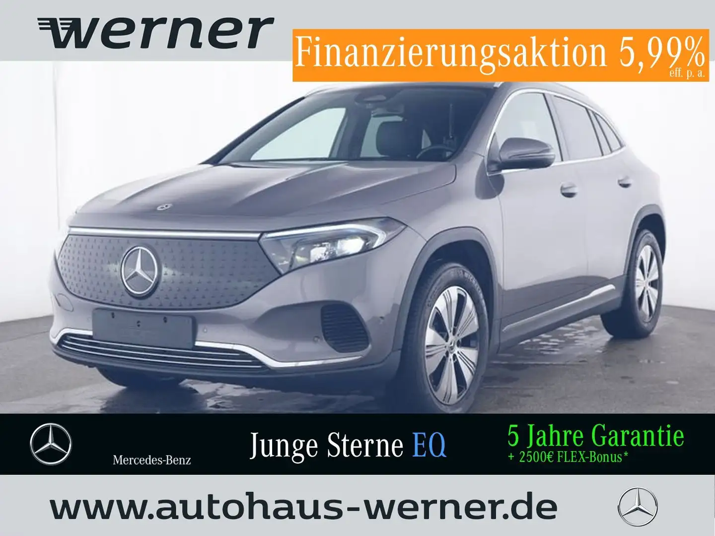 Mercedes-Benz EQA 300 4M PROGR-ADV FAP AHK WINTER WDGS PRESAFE Grau - 1