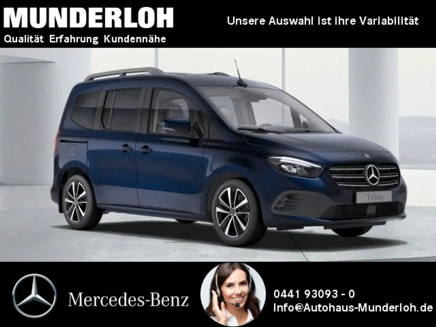 Mercedes-Benz T-Class T 180 PROGRESSIVE Standard ADVANTAGE+AUTOMATIK Blauw - 1