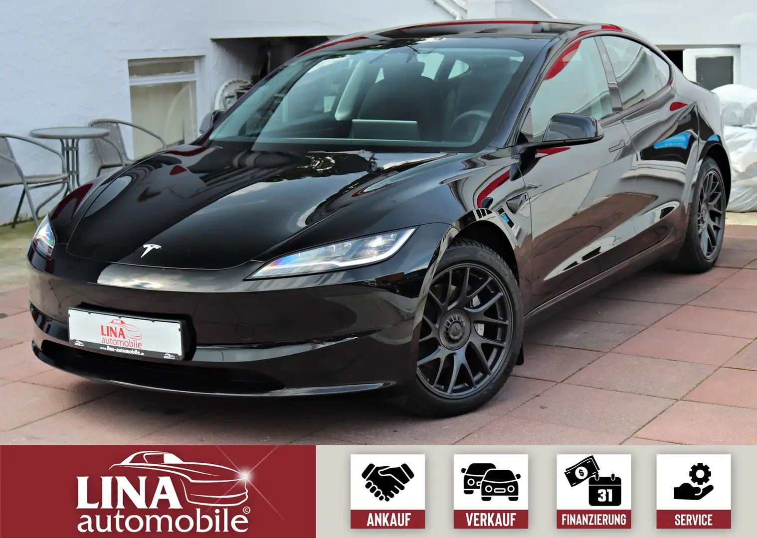Tesla Model 3 Long Range Dual AWD 1.Hd*GARANTIE*629Km Schwarz - 1