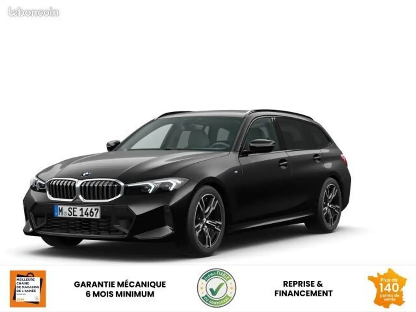 BMW 318 Touring 318d Auto M Sport avec climatisation autom Gris - 1