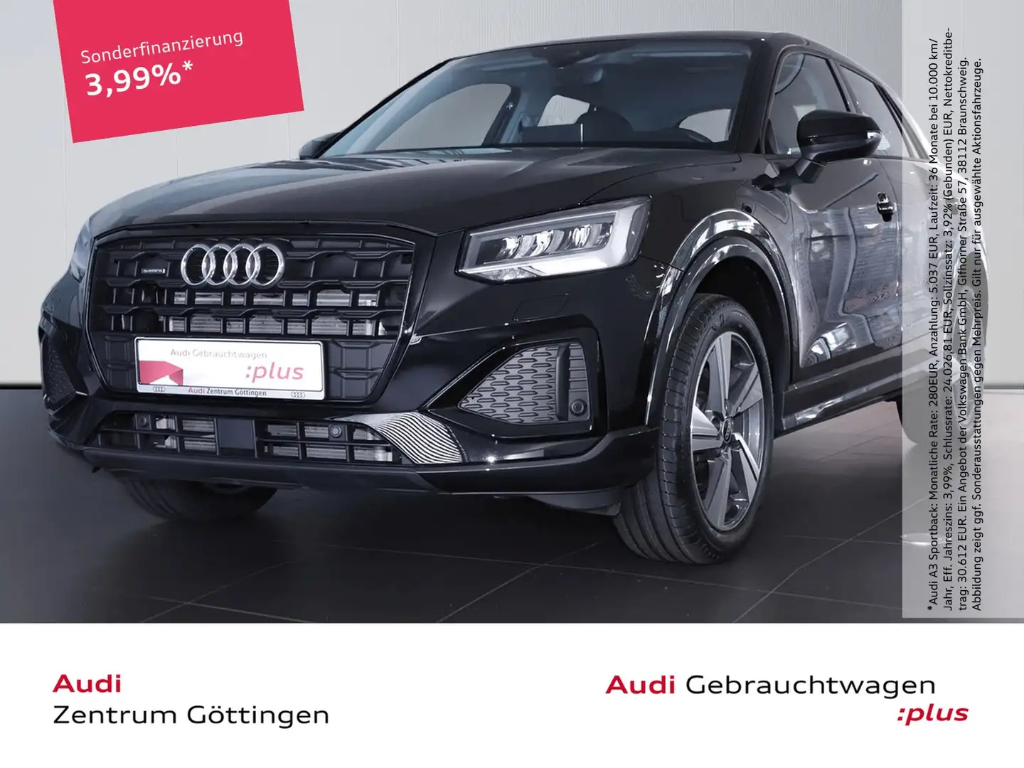 Audi Q2 40 TFSI quattro S tronic advanced OPTIK+SOUND Schwarz - 1