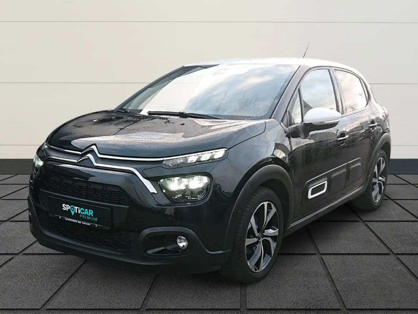 Citroen C3 Pure Tech 110 EAT6 SHINE PACK AHK Kamera PDC Navi Schwarz - 2