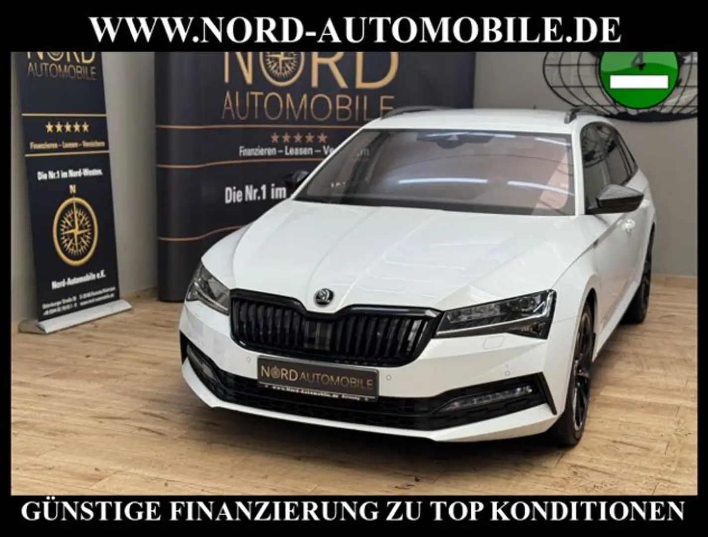 Skoda Superb Combi Sportline 2.0 TSI DSG Canton/ACC/19 Sportlin Blanc - 1