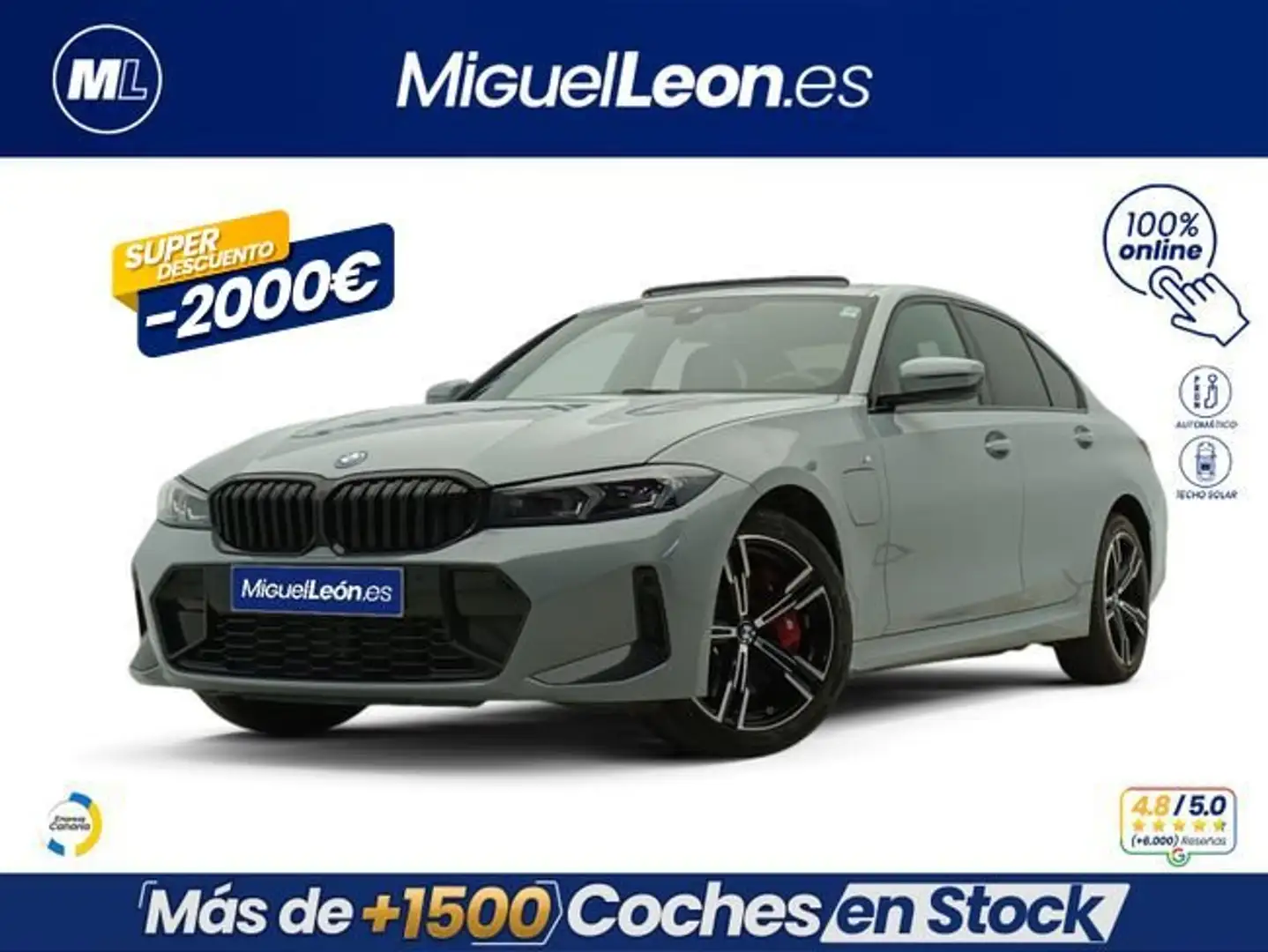 BMW 330 330e Gris - 1