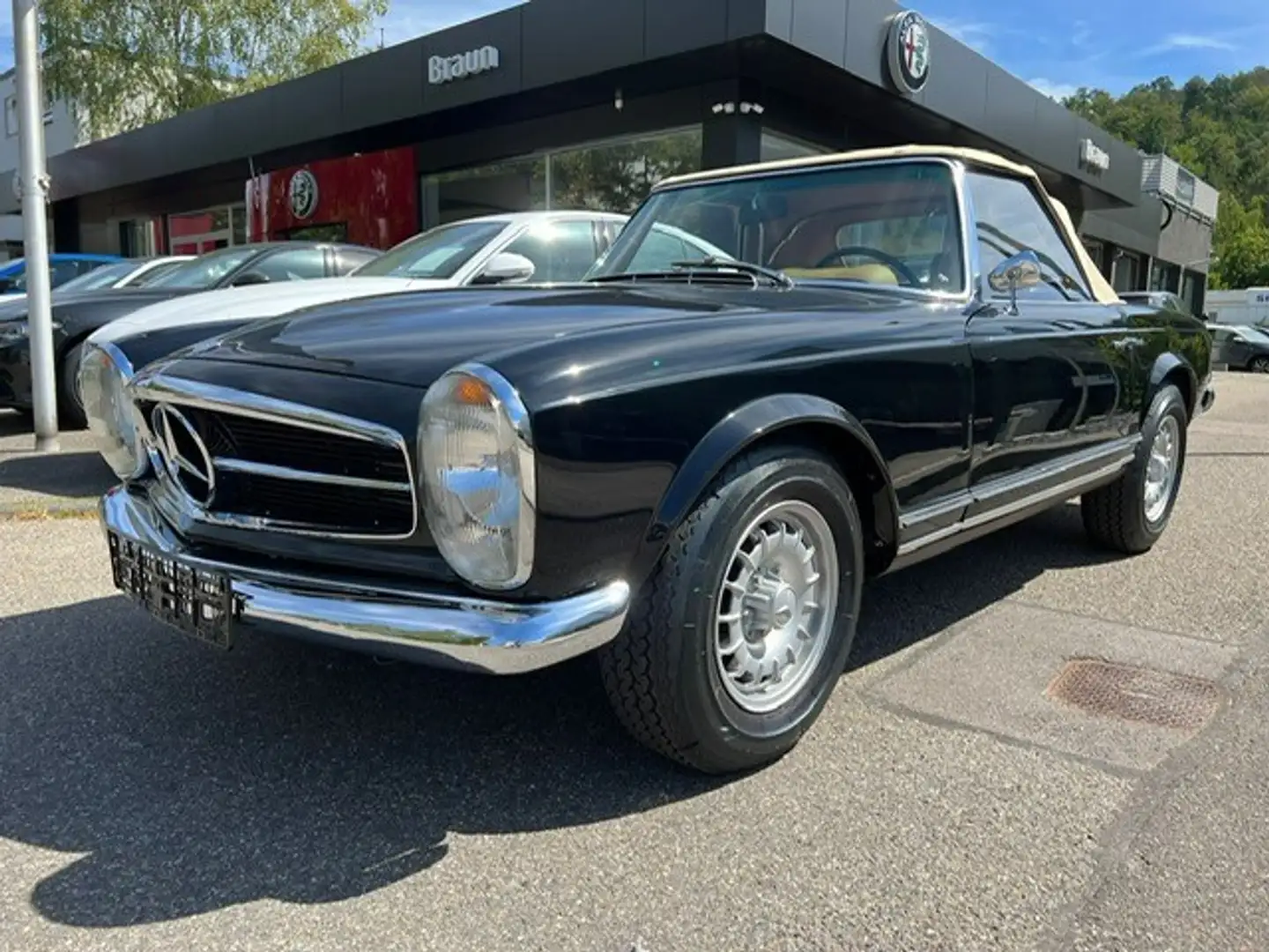 Mercedes-Benz 280 SL Schalter *Top Restauration* Schwarz - 1