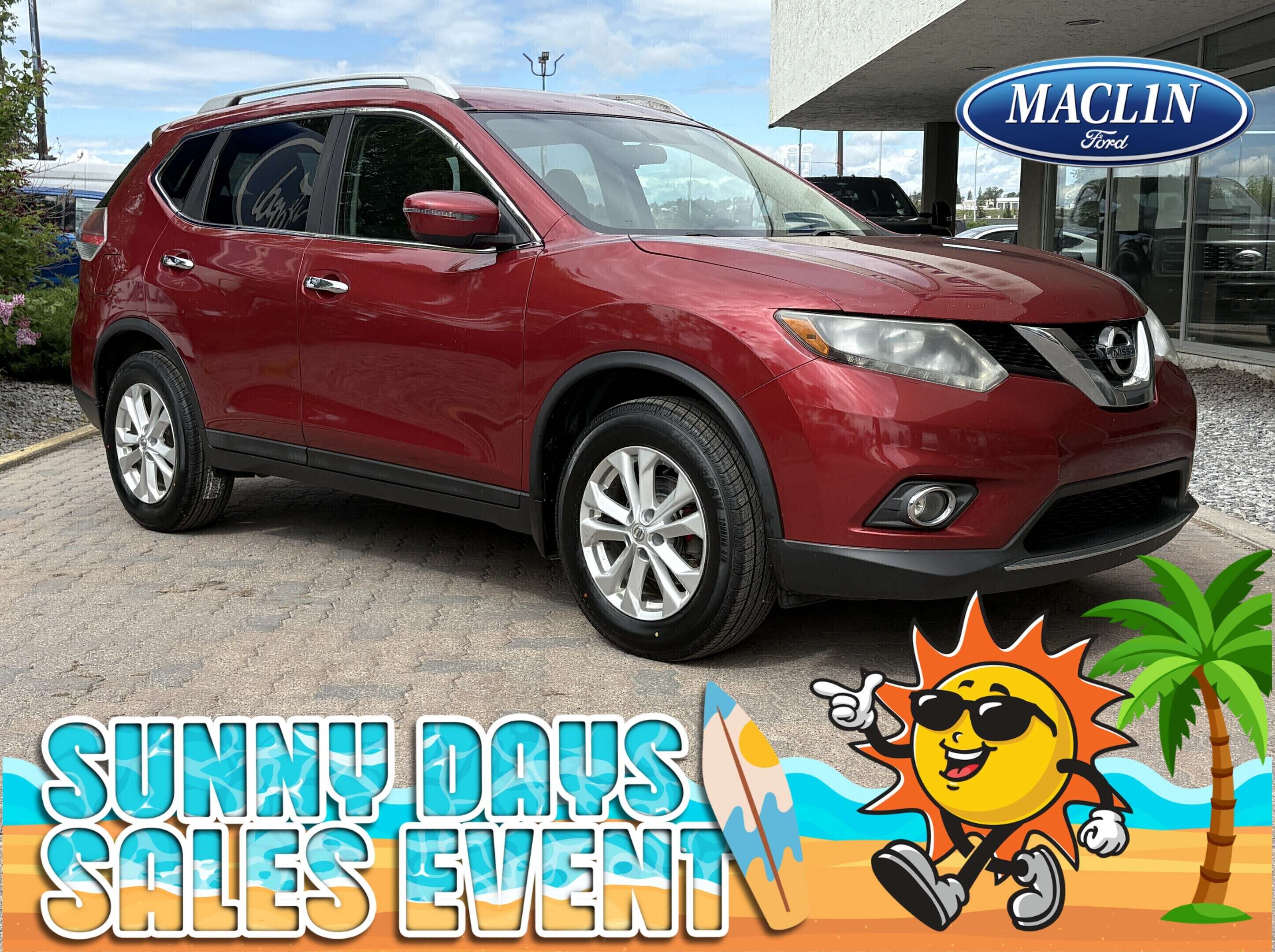Red 2016 Nissan Rogue SUV / Crossover Front-Wheel Drive Automatic
